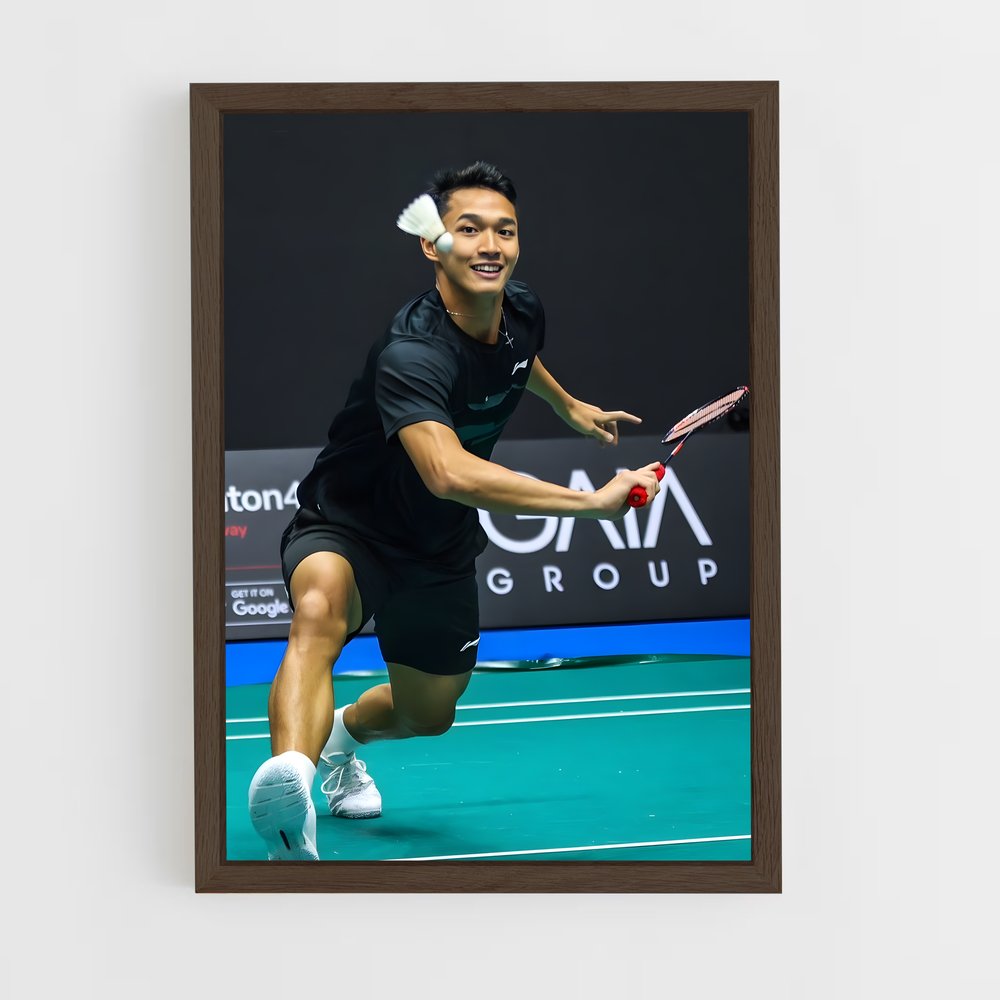 Poster Jonatan christie ace – affiche Badminton (vue 5)